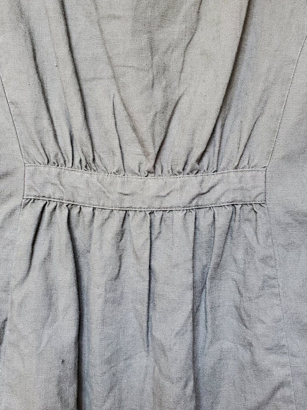 mac & jac Olive Green Sleeveless Shift Dress.  Size Small - Picture 4 of 8